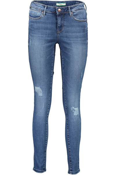 Blue Cotton Jeans & Pant