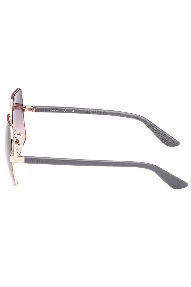 Pink Metal Sunglasses