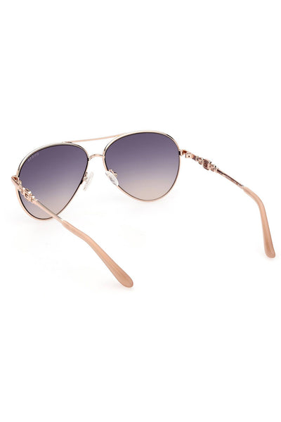 Pink Metal Sunglasses