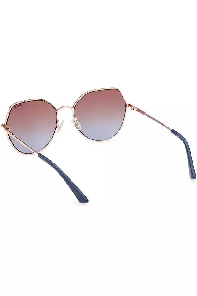 Pink Metal Sunglasses