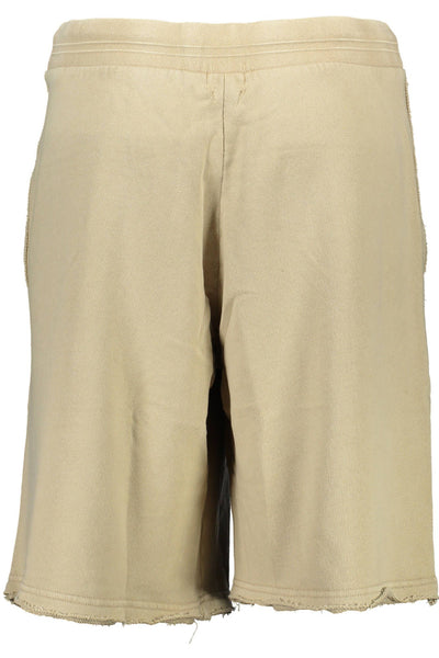 Beige Cotton Jeans & Pant