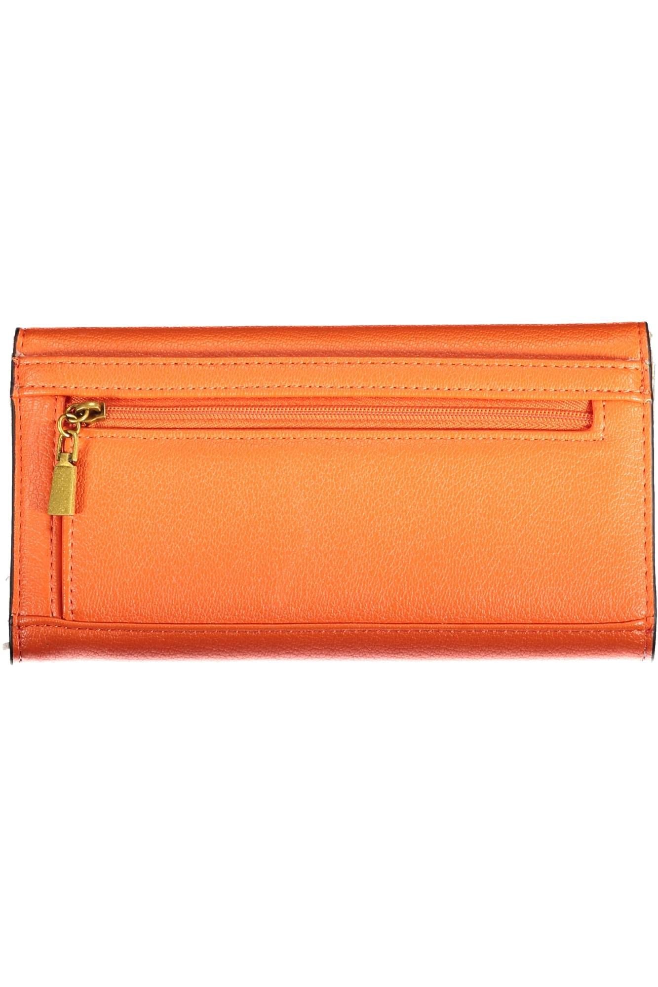 Orange Polyurethane Wallet