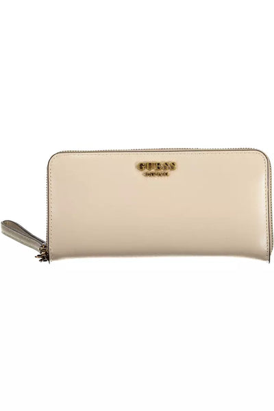 Beige Polyethylene Wallet