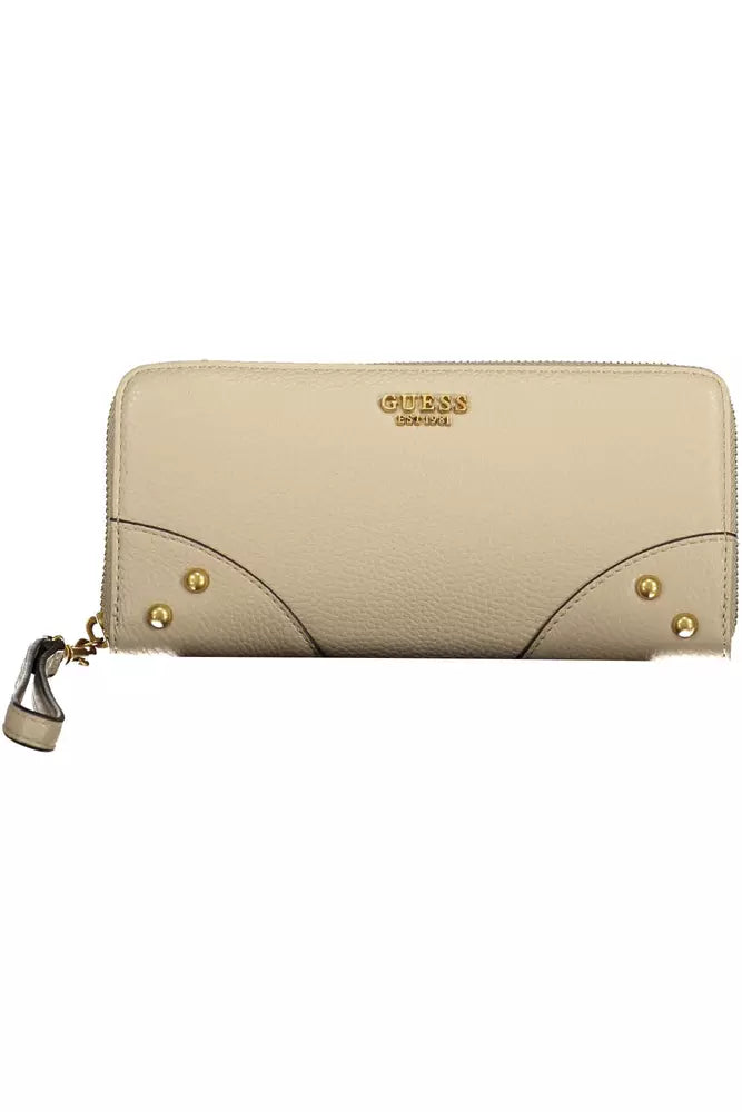 Beige Polyethylene Wallet