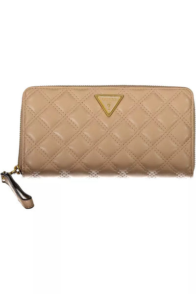 Beige Polyethylene Wallet