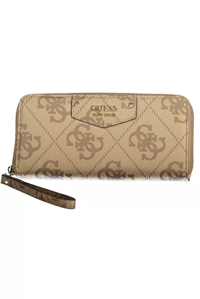 Beige Polyethylene Wallet