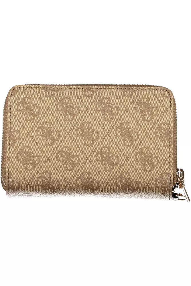 Beige Polyethylene Wallet