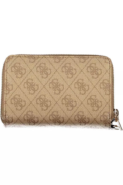 Beige Polyethylene Wallet