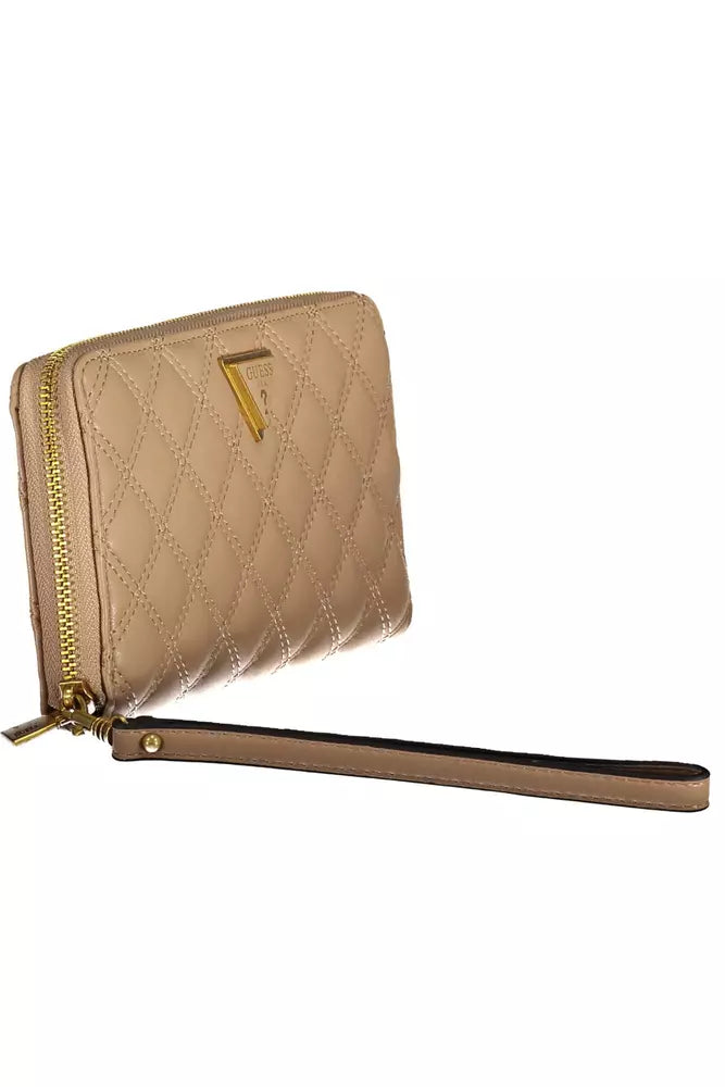 Beige Polyethylene Wallet