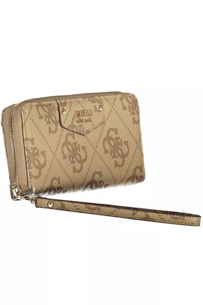 Beige Polyethylene Wallet