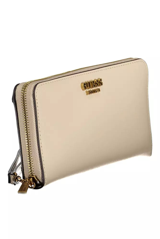 Beige Polyethylene Wallet