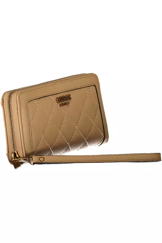 Beige Polyethylene Wallet