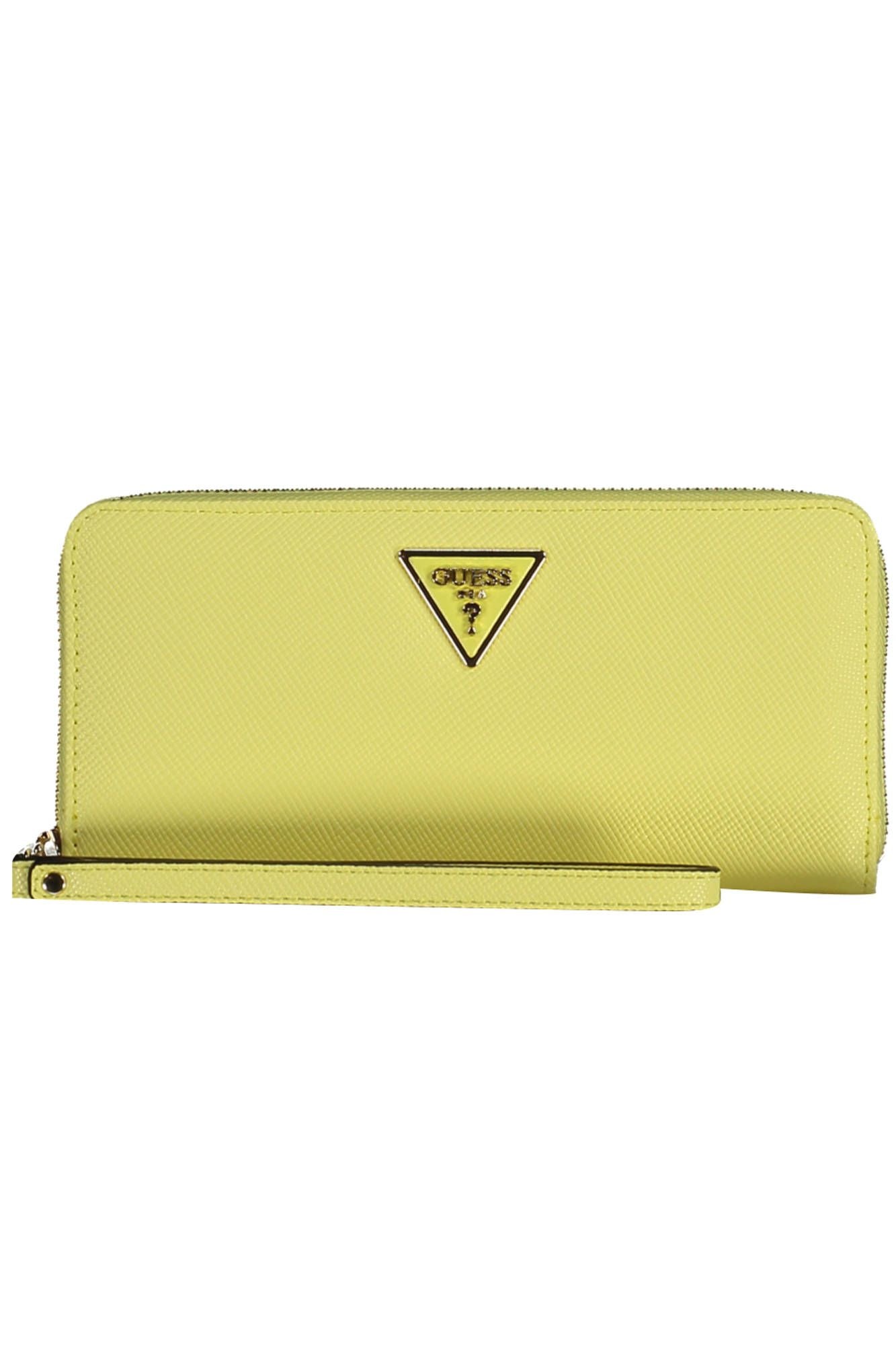 Yellow Polyurethane Wallet