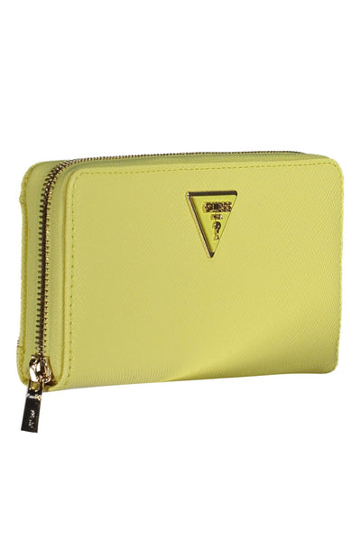 Yellow Polyurethane Wallet