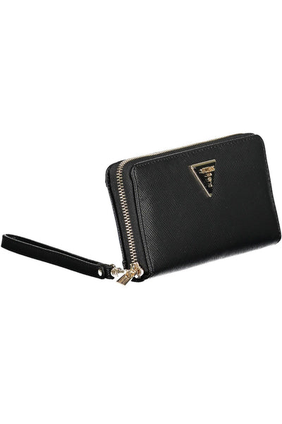 Black Polyurethane Wallet