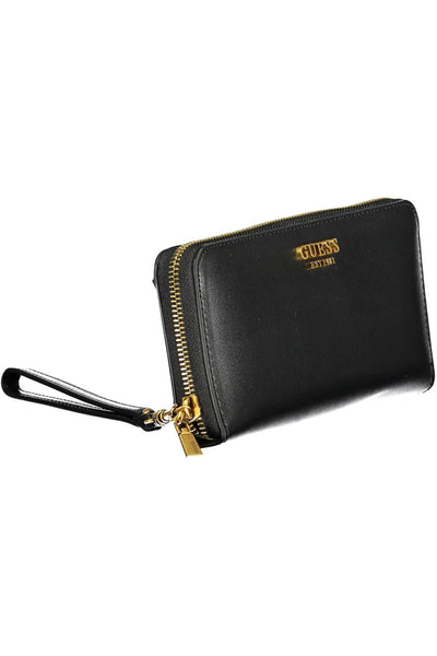 Black Polyurethane Wallet