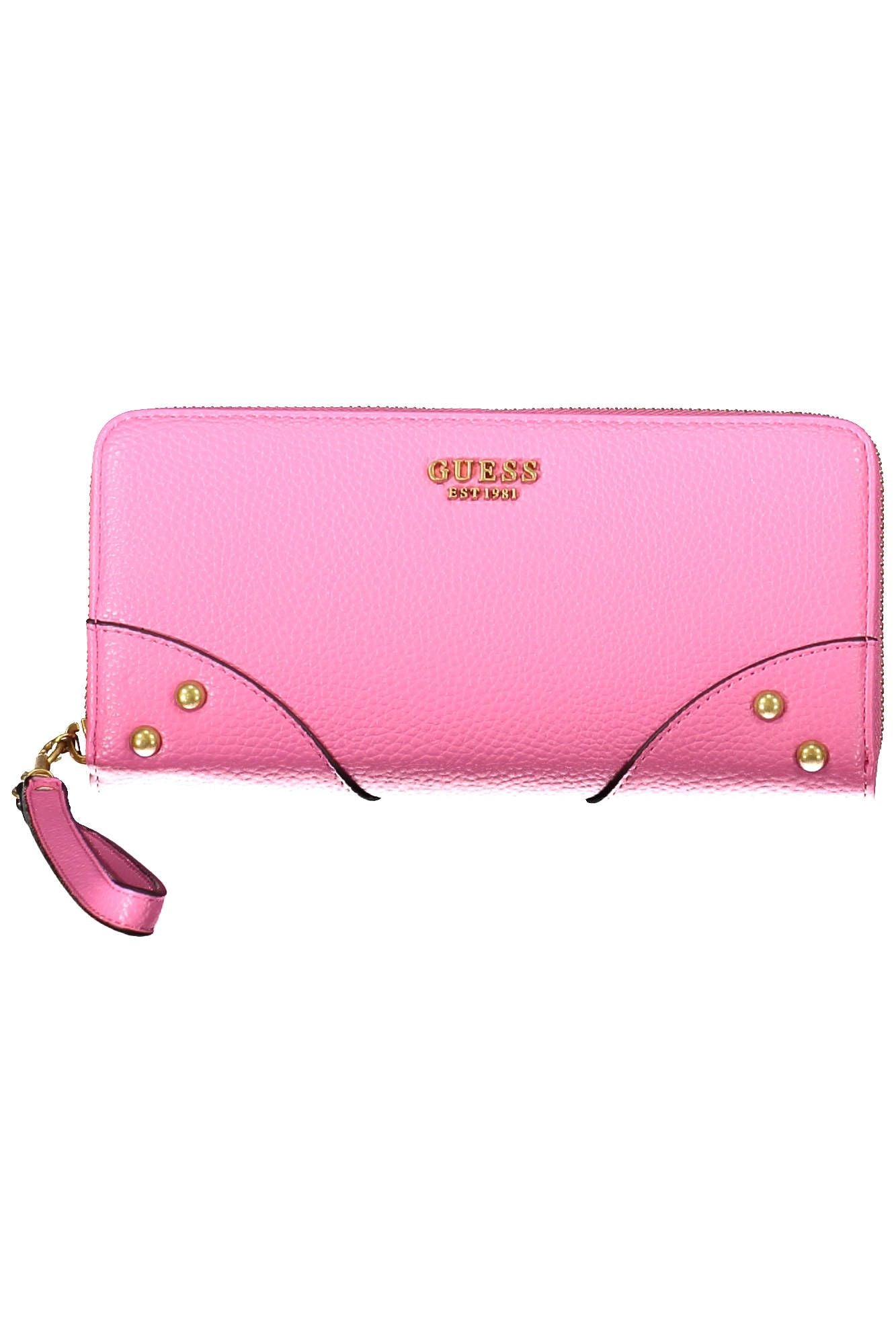 Pink Polyurethane Wallet