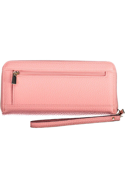 Pink Polyurethane Wallet