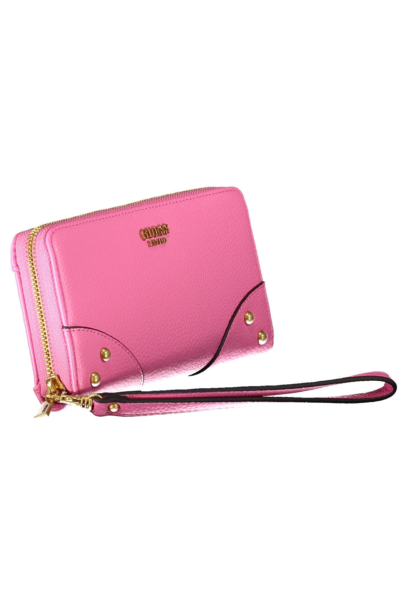 Pink Polyurethane Wallet