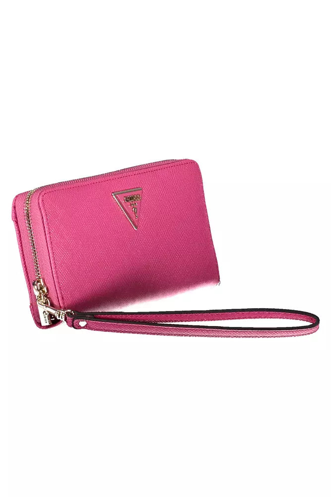 Pink Polyethylene Wallet