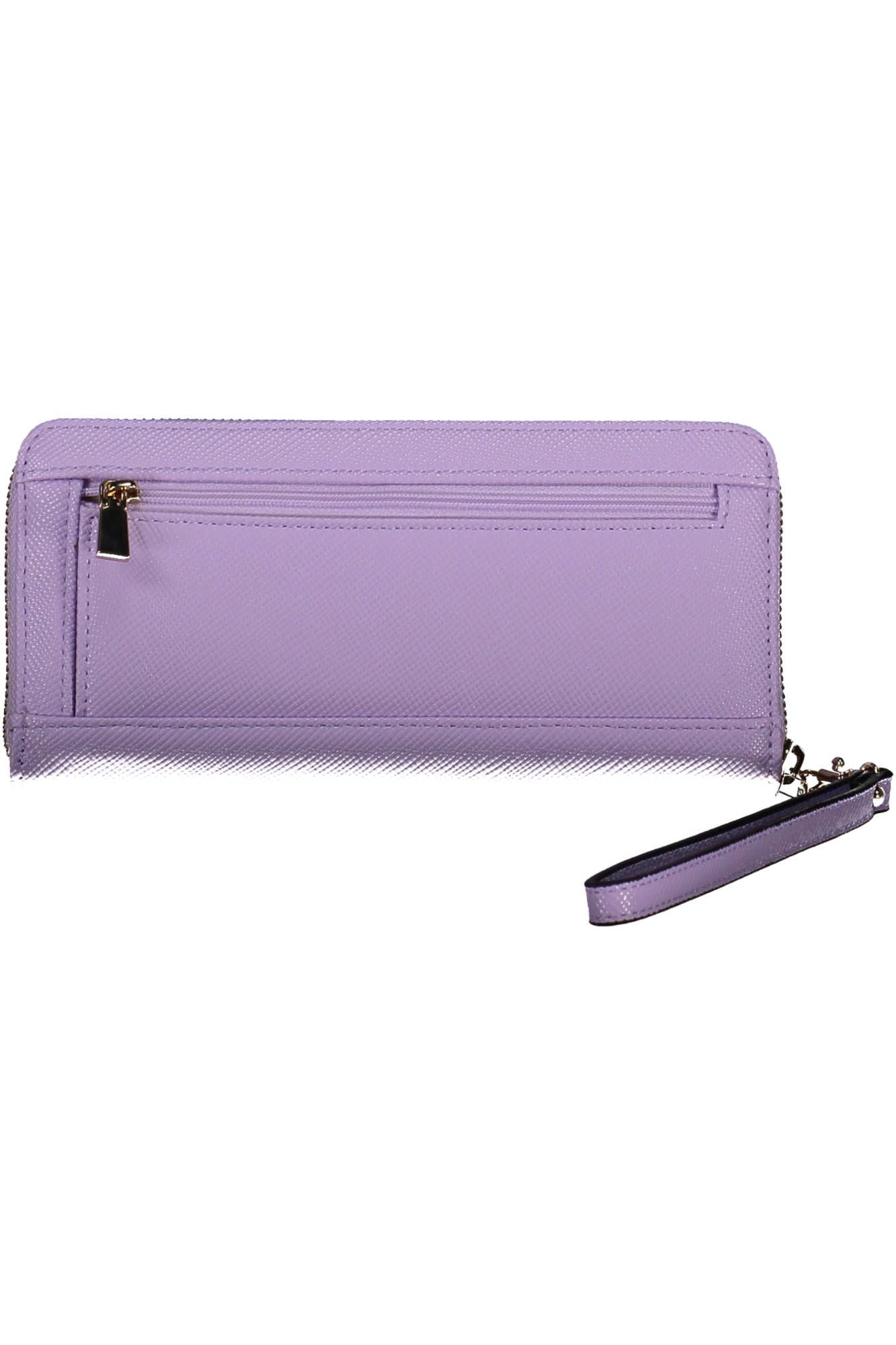 Purple Polyurethane Wallet