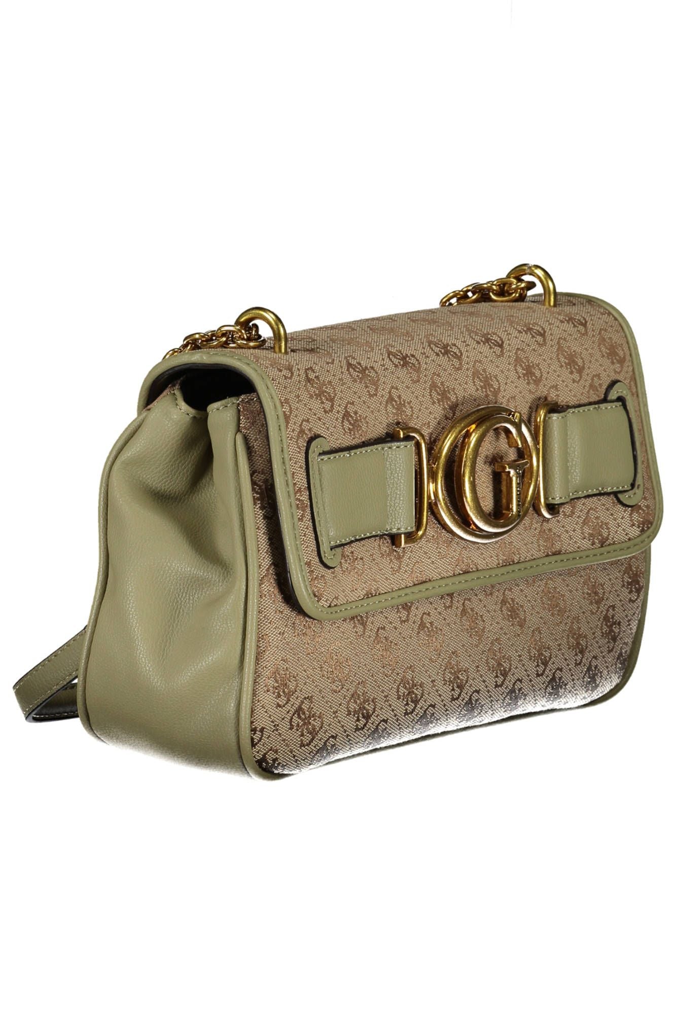 Green Polyester Handbag