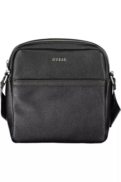 Black Polyethylene Shoulder Bag