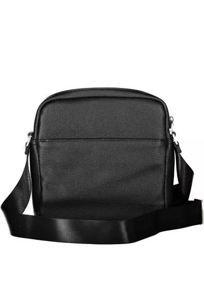 Black Polyethylene Shoulder Bag