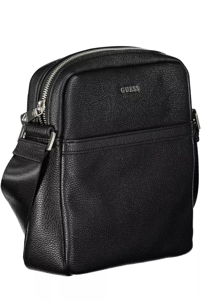 Black Polyethylene Shoulder Bag