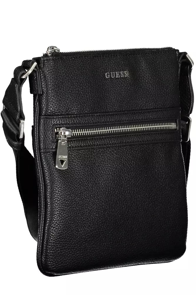 Black Polyethylene Shoulder Bag