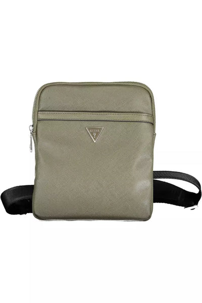 Green Polyamide Shoulder Bag