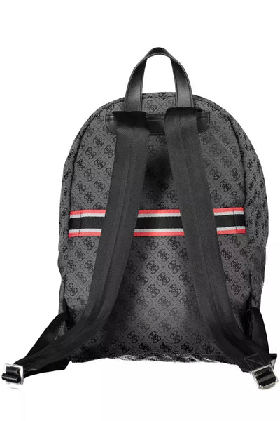 Black Polyester Backpack