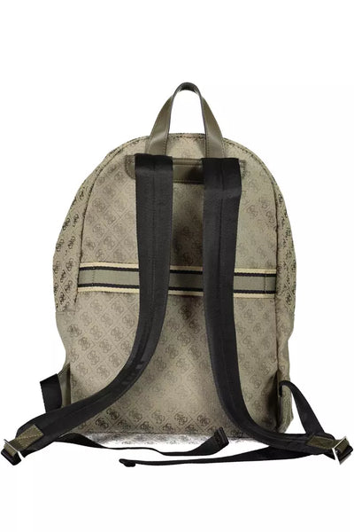 Green Polyester Backpack