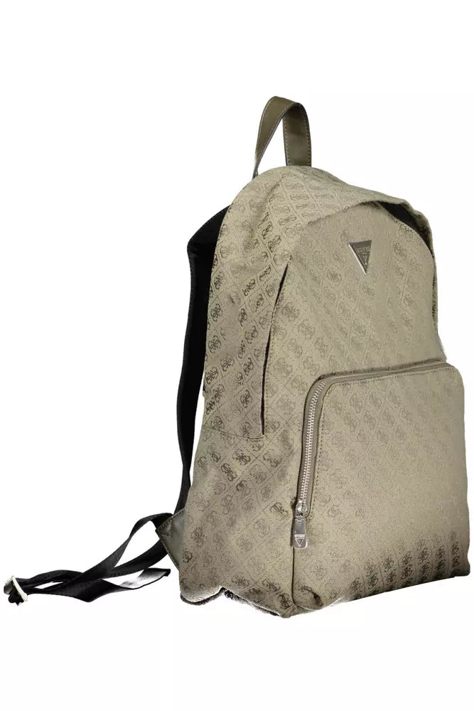 Green Polyester Backpack