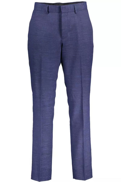 Blue Polyester Jeans & Pant