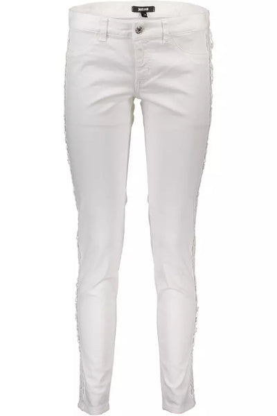 White Cotton Jeans & Pant