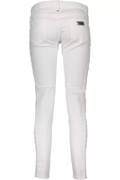 White Cotton Jeans & Pant