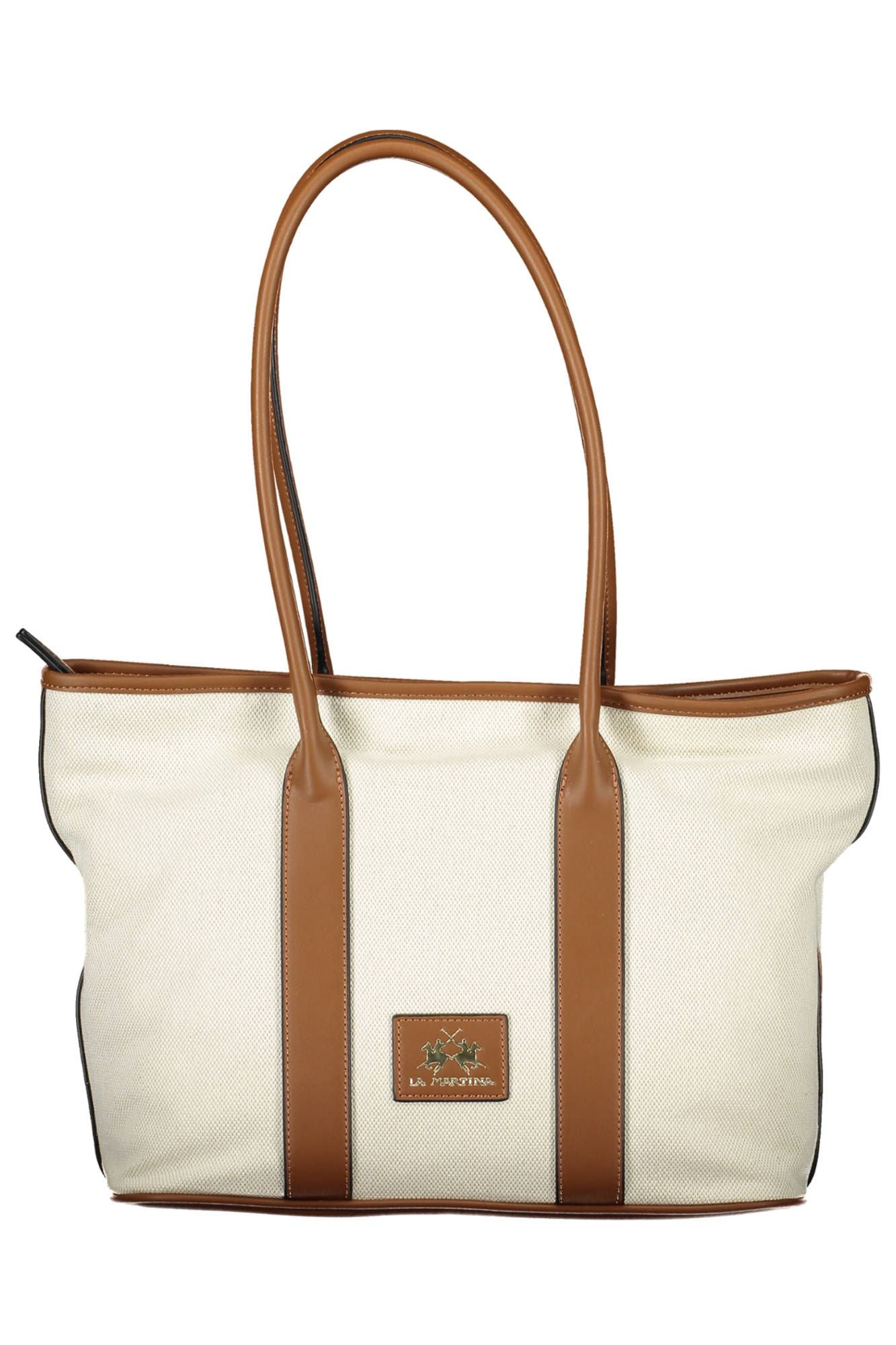 Beige Cotton Handbag