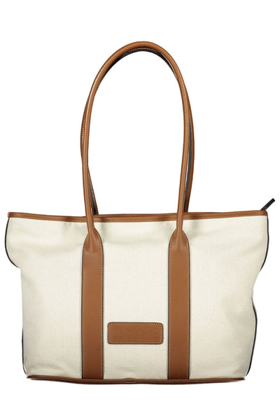 Beige Cotton Handbag