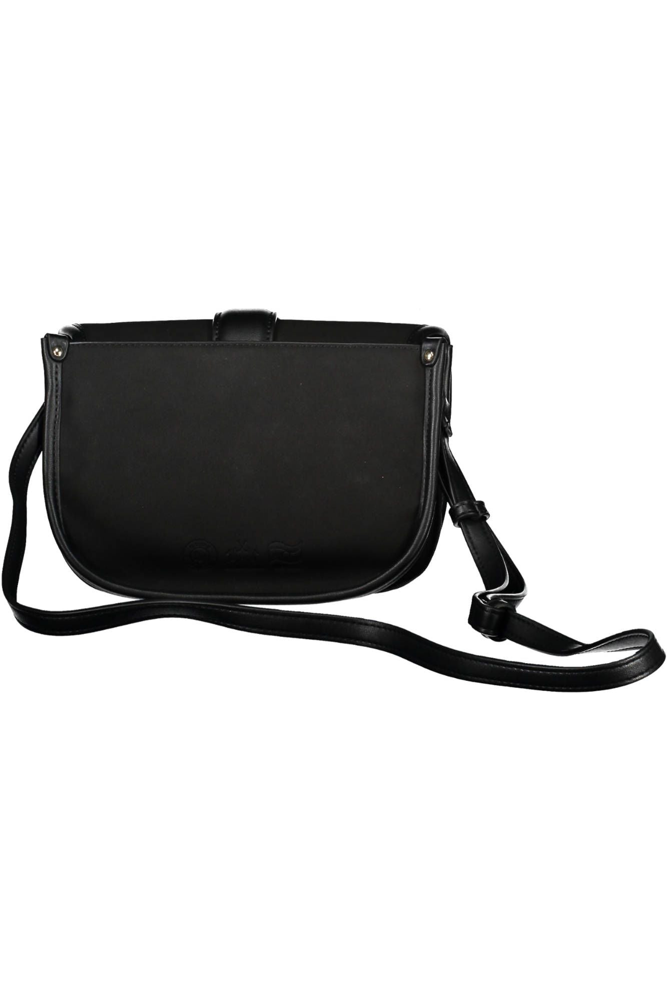 Black Polyurethane Handbag