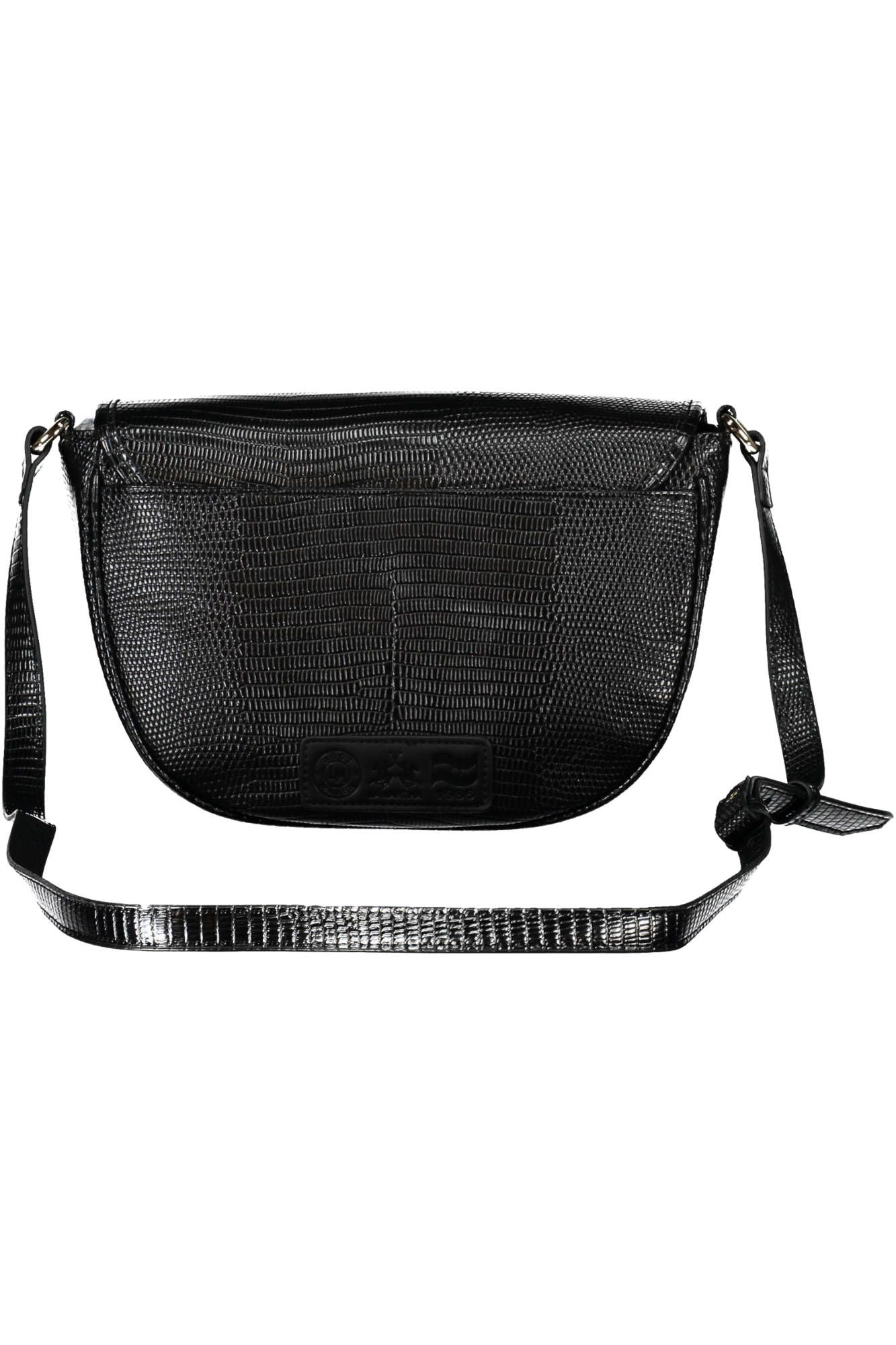 Black Polyurethane Handbag