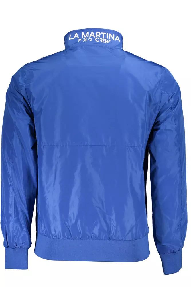 Blue Polyester Jacket