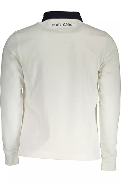 White Cotton Polo Shirt