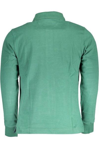 Green Cotton Polo Shirt