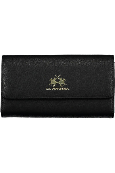 Black Polyurethane Wallet