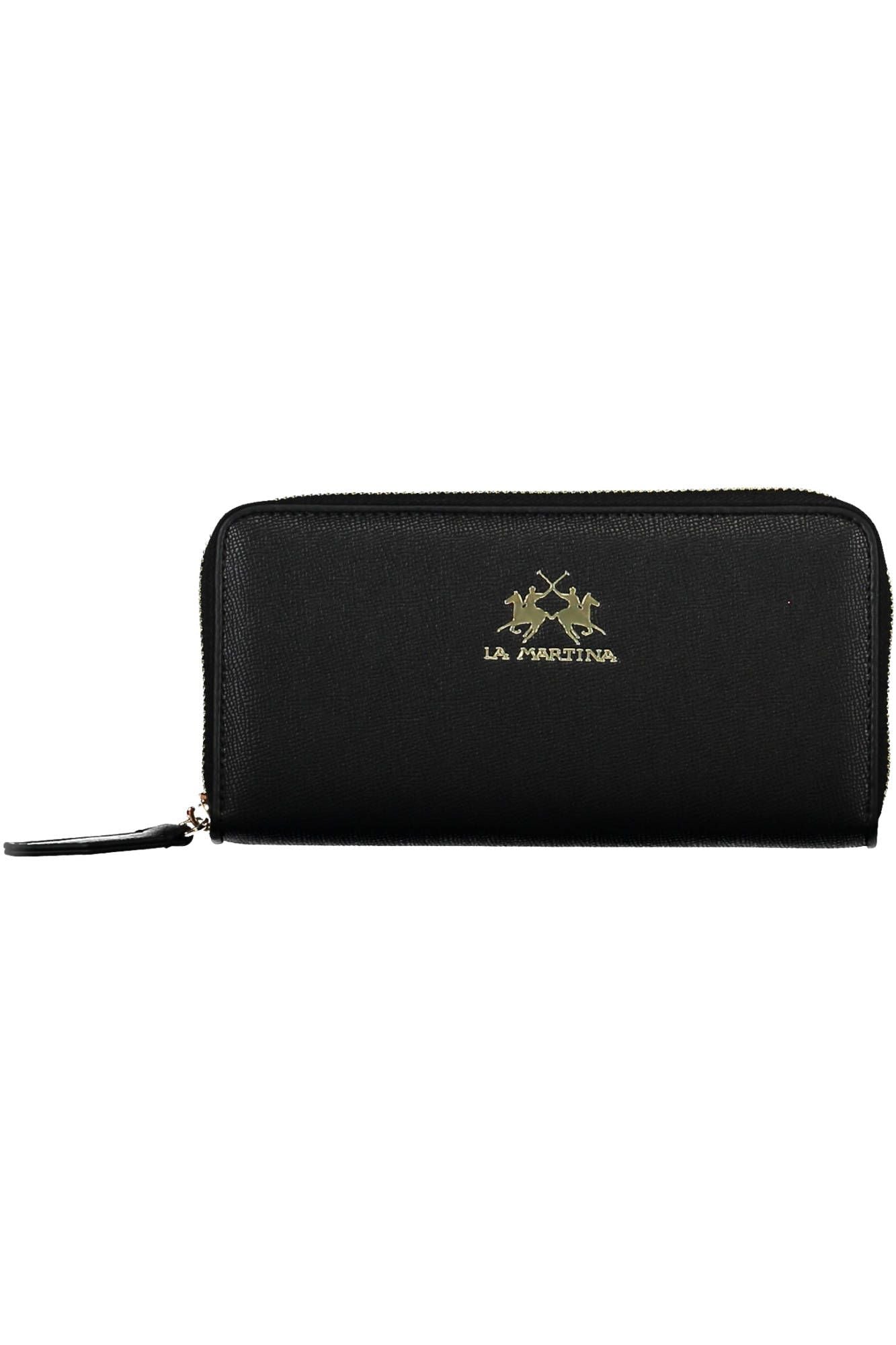 Black Polyurethane Wallet