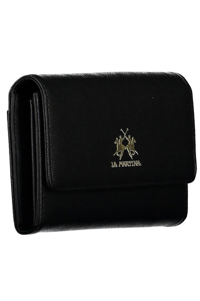 Black Polyurethane Wallet