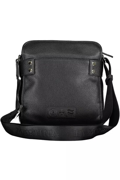 Black Polyethylene Shoulder Bag