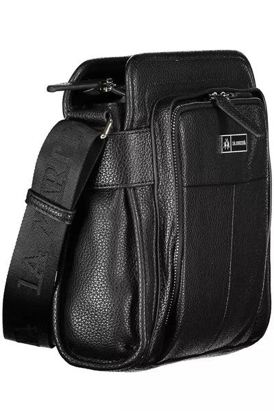 Black Polyethylene Shoulder Bag