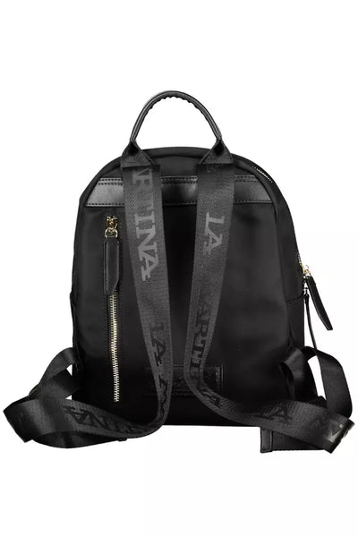 Black Nylon Backpack